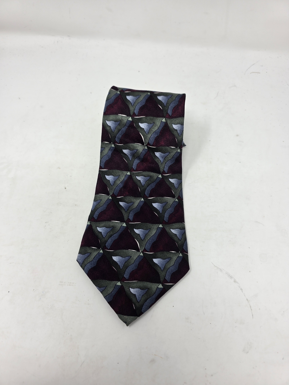 Vintage J Garcia Silk Tie Collection Fifteen Blue Fan Green Hills 1996